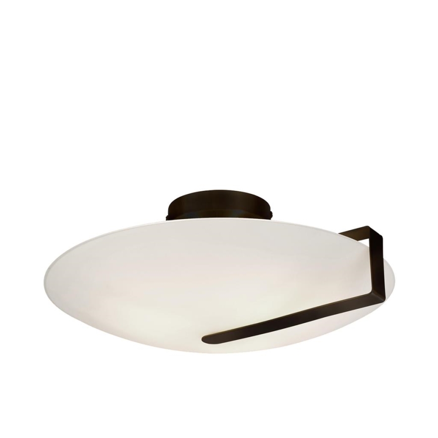 Searchlight - SUNDIAL Lampada da soffitto a 3 luci 3xE27/40W/230V nera