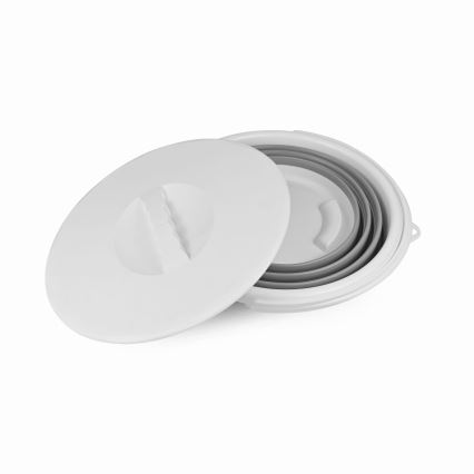 Secchio pieghevole da 10 l con coperchio