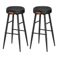 Sedia da bar LIOR nera