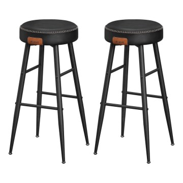 Sedia da bar LIOR nera