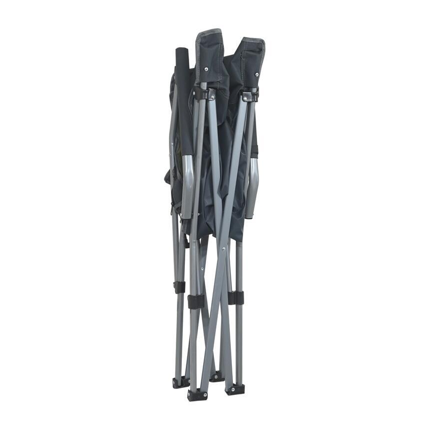Sedia da campeggio pieghevole riscaldata 11/5V verde/grigio