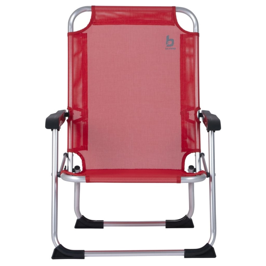 Sedia da campeggio pieghevole rossa