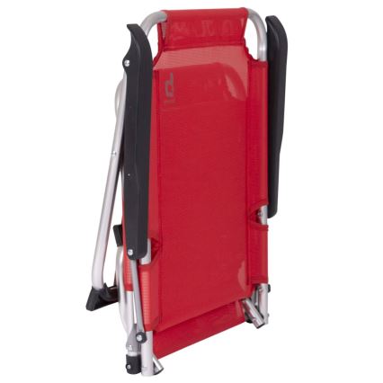 Sedia da campeggio pieghevole rossa