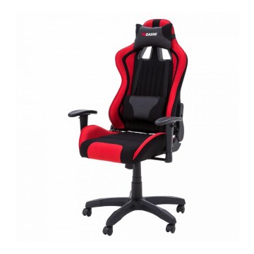 Sedia da gaming nera/rossa