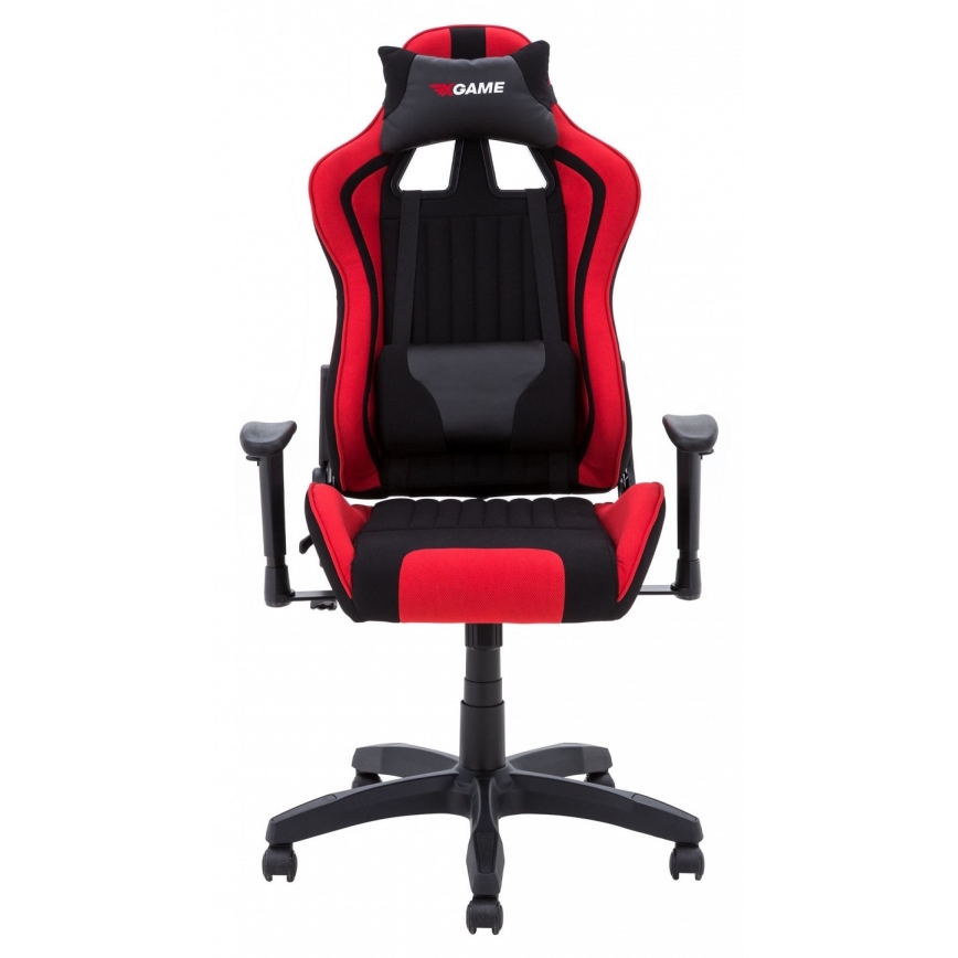 Sedia da gaming nera/rossa