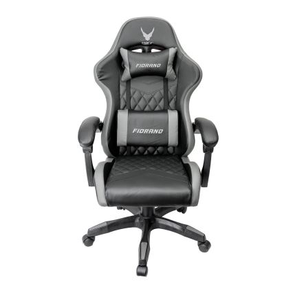 Sedia da gioco FIORANO nero/grigio