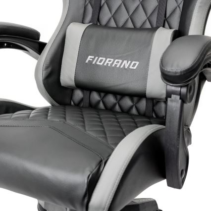 Sedia da gioco FIORANO nero/grigio