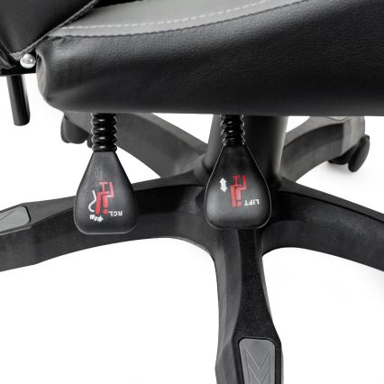 Sedia da gioco FIORANO nero/grigio