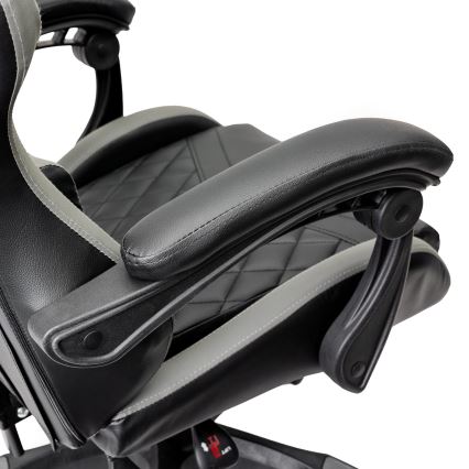 Sedia da gioco FIORANO nero/grigio