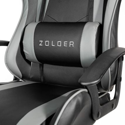 Sedia da gioco FIORANO nero/grigio