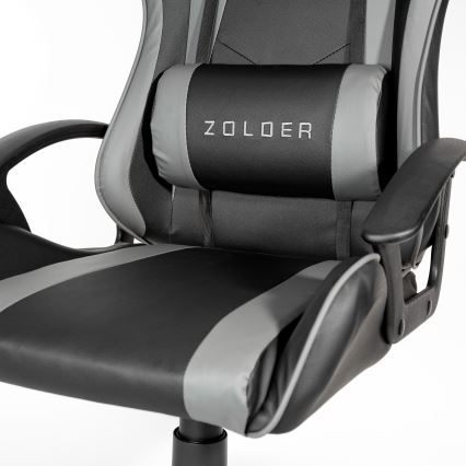 Sedia da gioco FIORANO nero/grigio