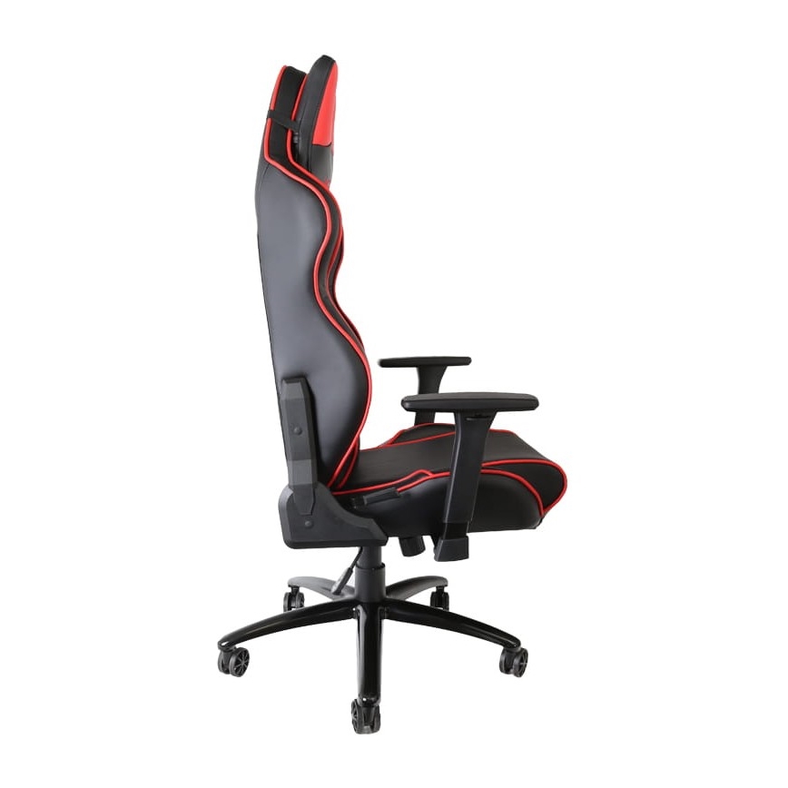 Sedia da gioco VARR Monza nero/rosso