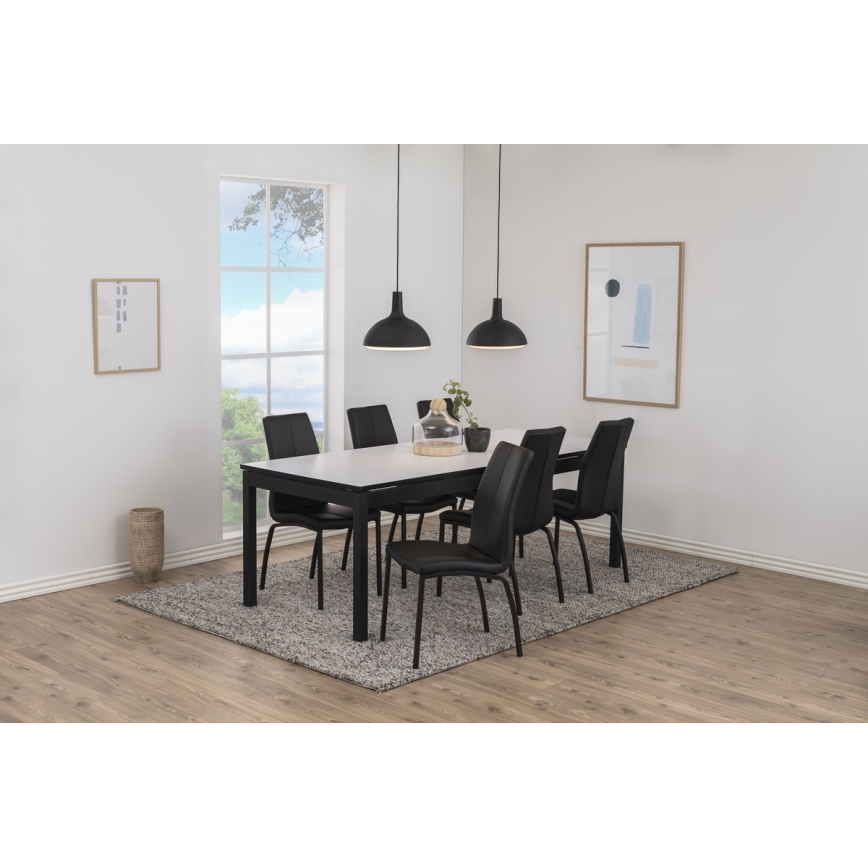 Sedia da pranzo AMAL 1 pz nero