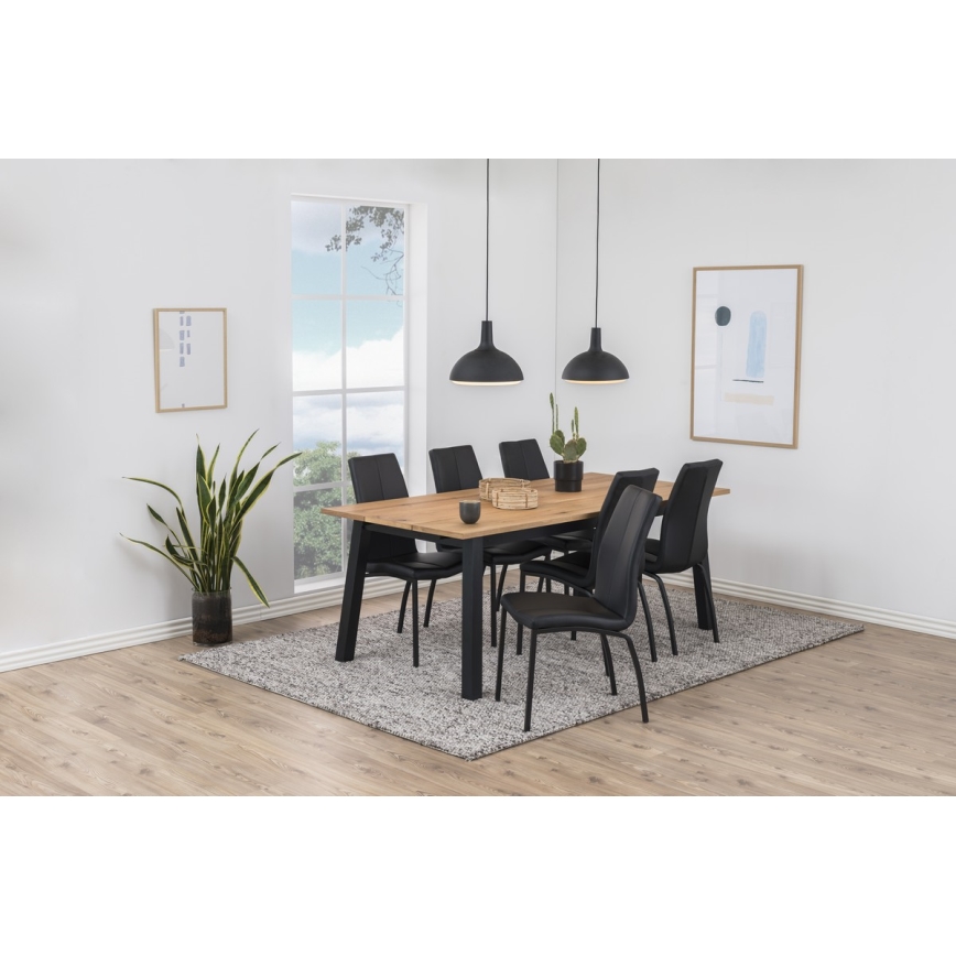 Sedia da pranzo AMAL 1 pz nero