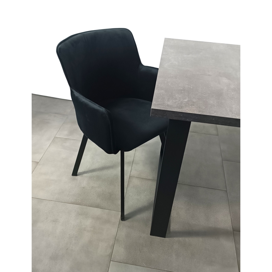 Sedia da pranzo AMELIA nero