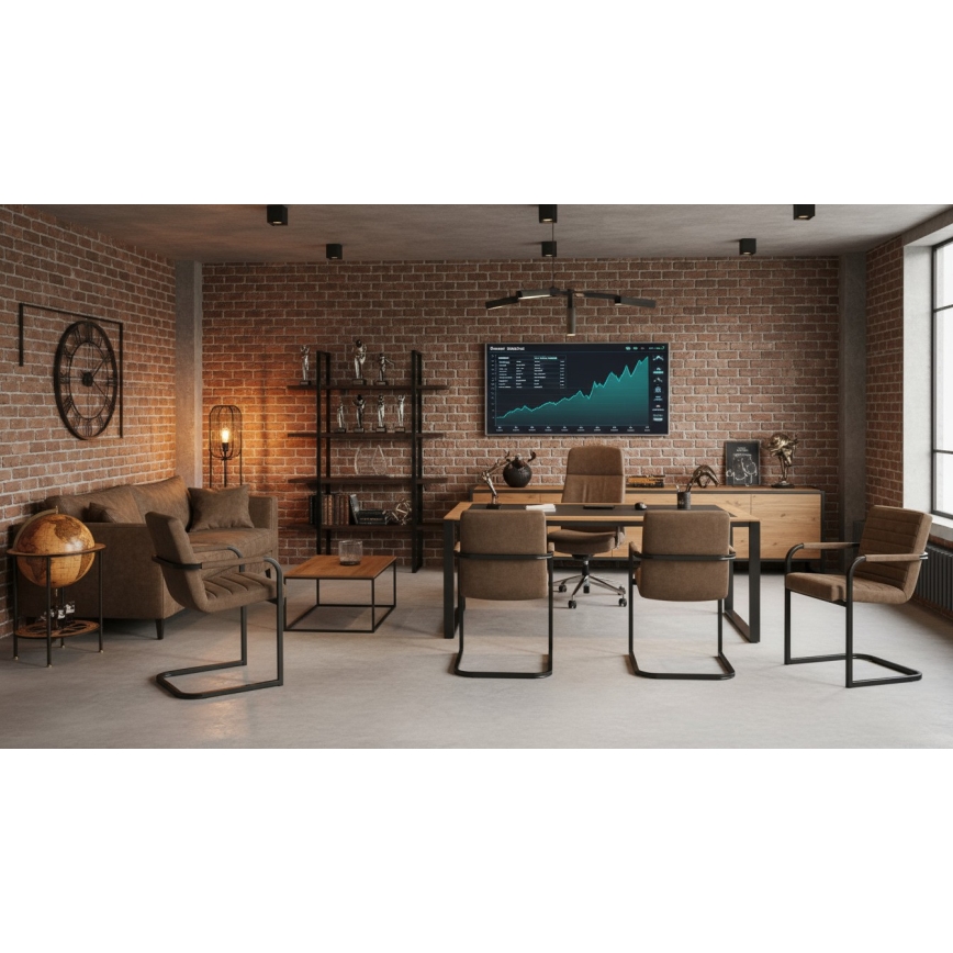 Sedia da pranzo BART marrone