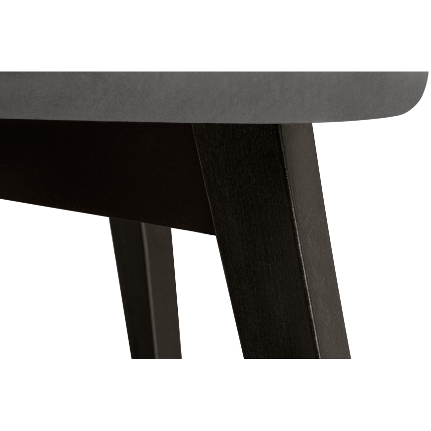 Sedia da pranzo BOVIO 86x48 cm grigio/faggio