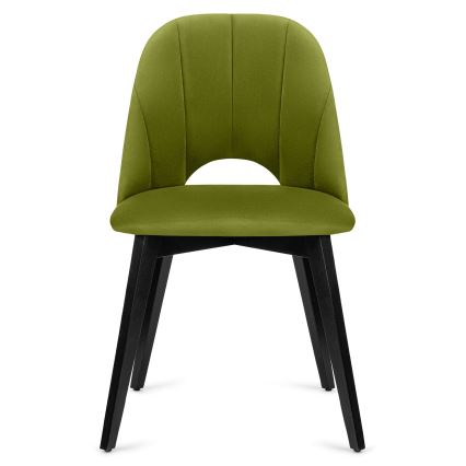 Sedia da pranzo BOVIO 86x48 cm luce verde/faggio