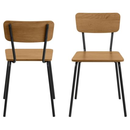 Sedia da pranzo CARYS, 1 pezzo, rovere