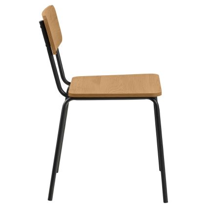 Sedia da pranzo CARYS, 1 pezzo, rovere