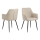 Sedia da pranzo con braccioli TANYA 1 pz beige