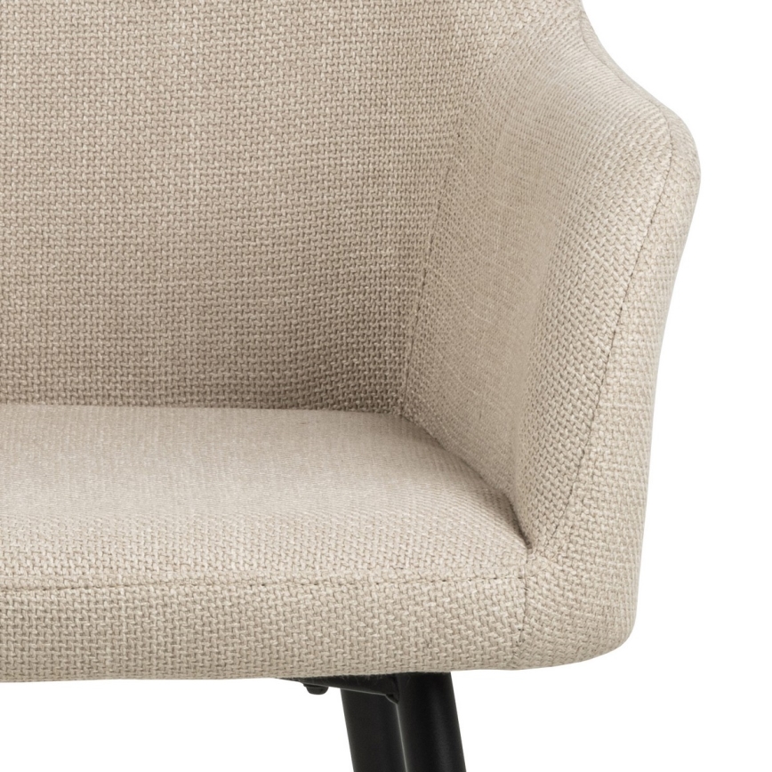 Sedia da pranzo con braccioli TANYA 1 pz beige