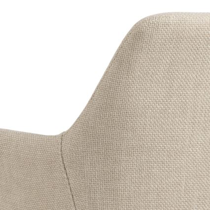 Sedia da pranzo con braccioli TANYA 1 pz beige