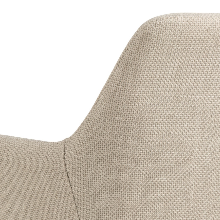 Sedia da pranzo con braccioli TANYA 1 pz beige