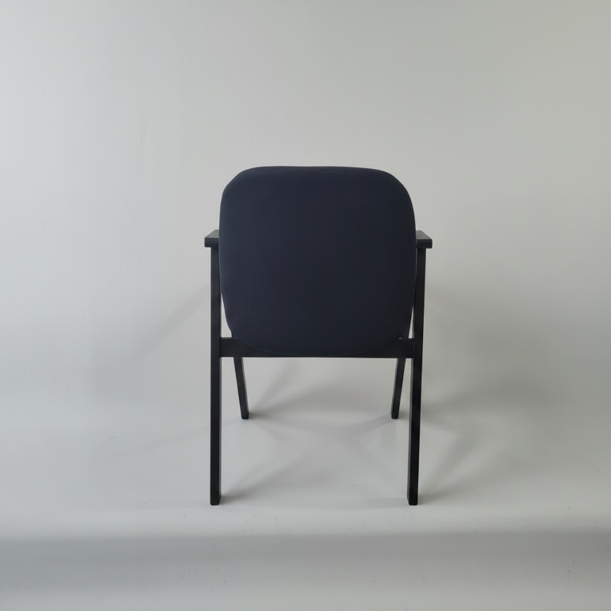 Sedia da pranzo GARDA nero/antracite