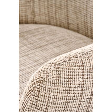 Sedia da pranzo girevole BRISA 1 pz beige