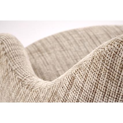 Sedia da pranzo girevole BRISA 1 pz beige