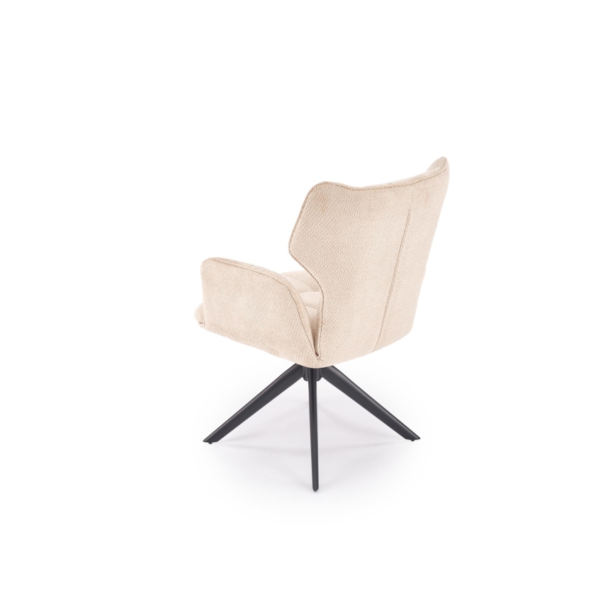 Sedia da pranzo girevole CIELO 1 pz beige