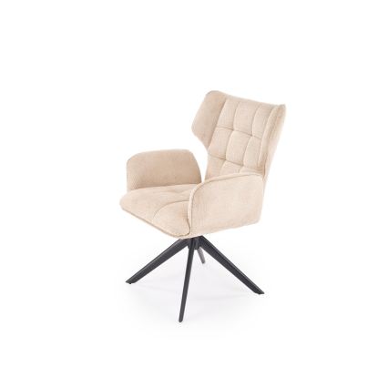 Sedia da pranzo girevole CIELO 1 pz beige