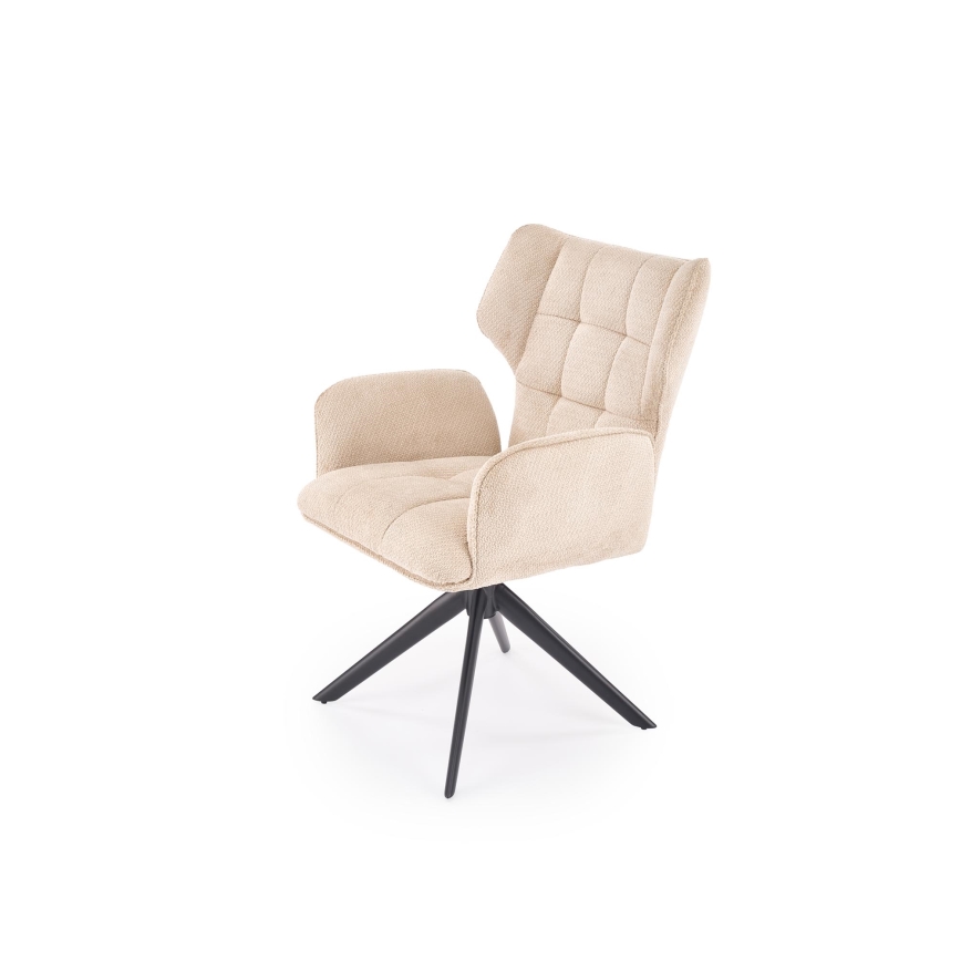 Sedia da pranzo girevole CIELO 1 pz beige