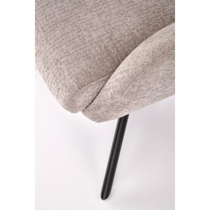 Sedia da pranzo girevole FIER 1 pz grigia