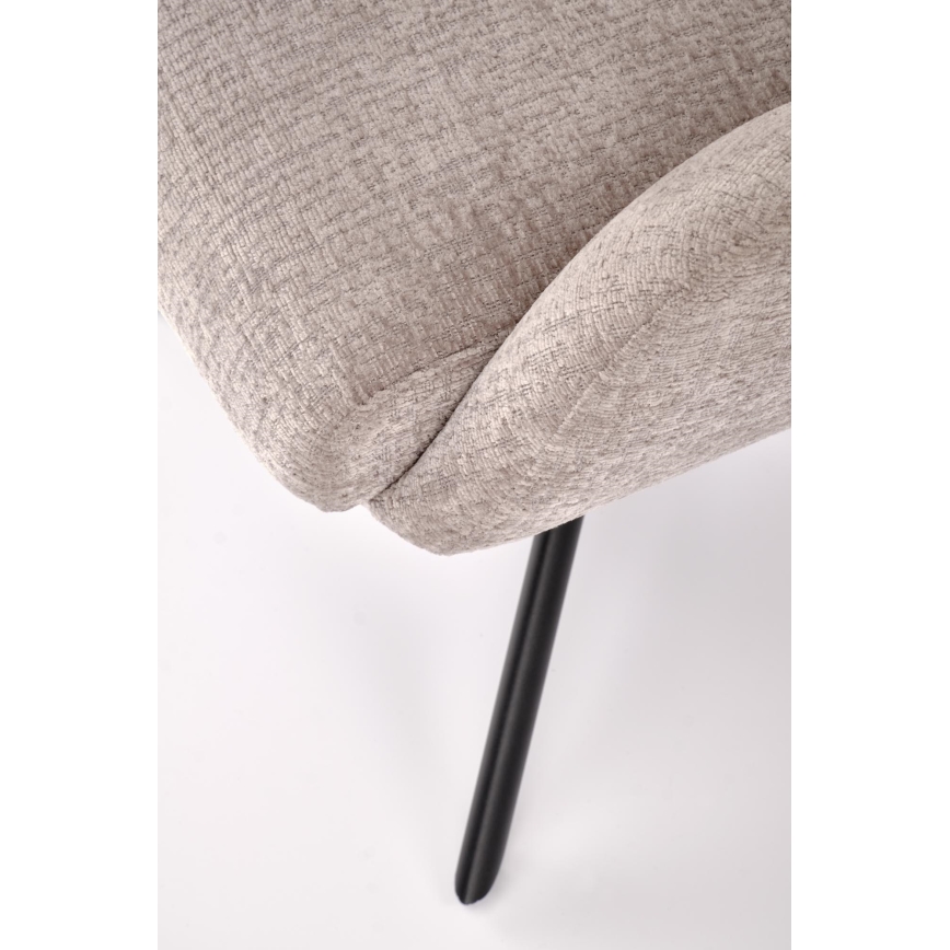 Sedia da pranzo girevole FIER 1 pz grigia
