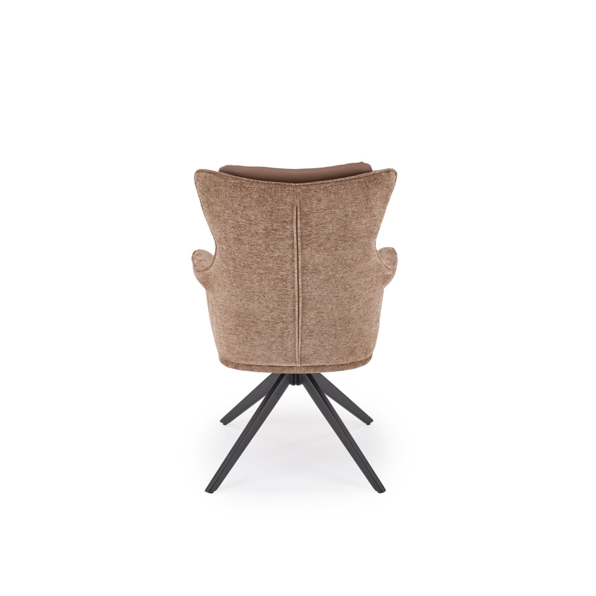 Sedia da pranzo girevole FUOCO 1 pz marrone