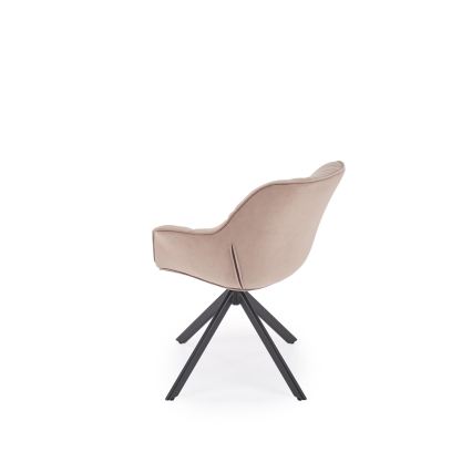 Sedia da pranzo girevole LUNE 1 pz beige