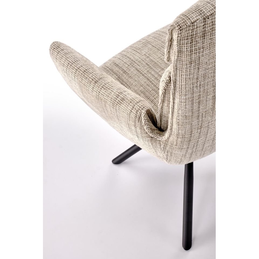 Sedia da pranzo girevole MARE 1 pz beige