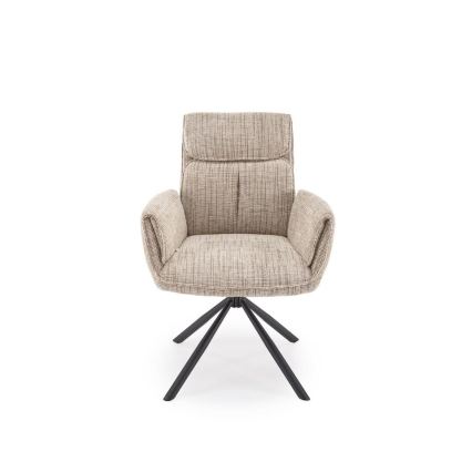 Sedia da pranzo girevole MARE 1 pz beige