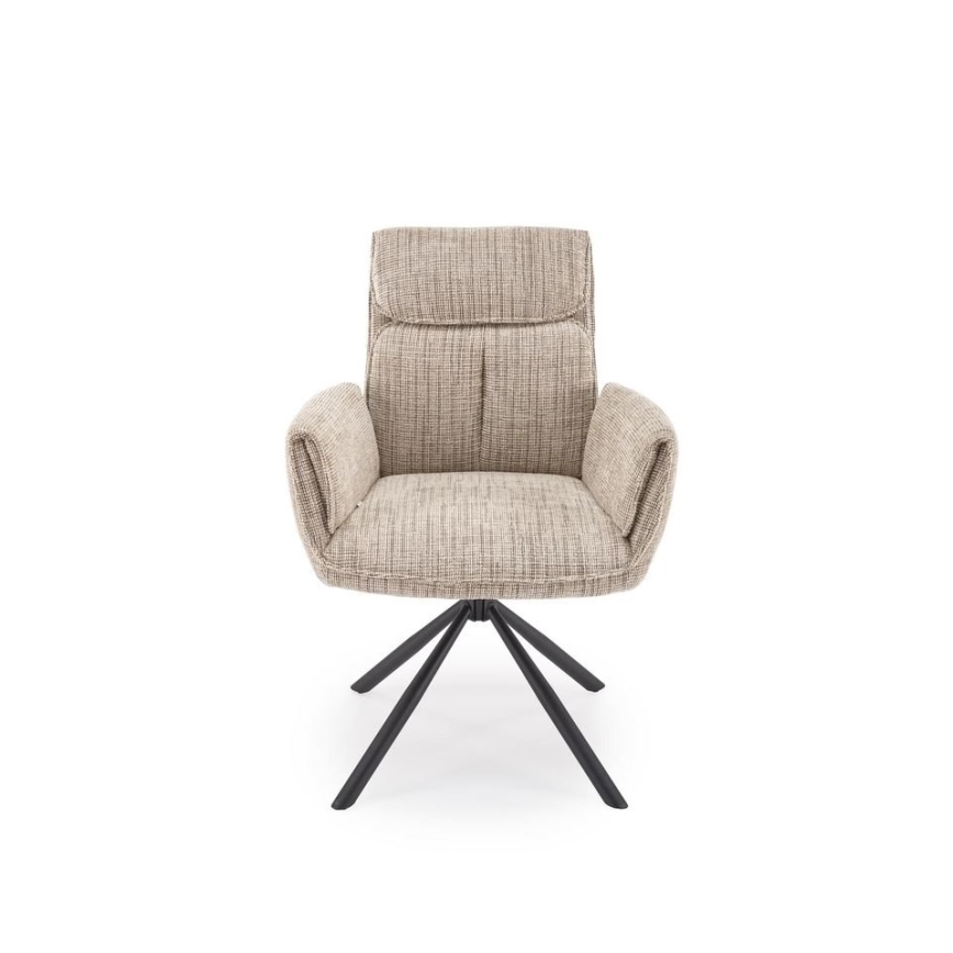 Sedia da pranzo girevole MARE 1 pz beige