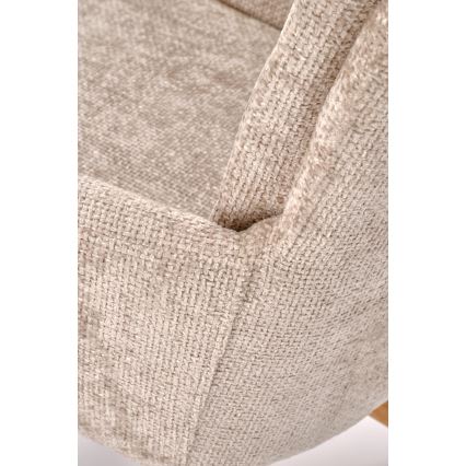 Sedia da pranzo girevole NUVO 1 pz. beige/marrone