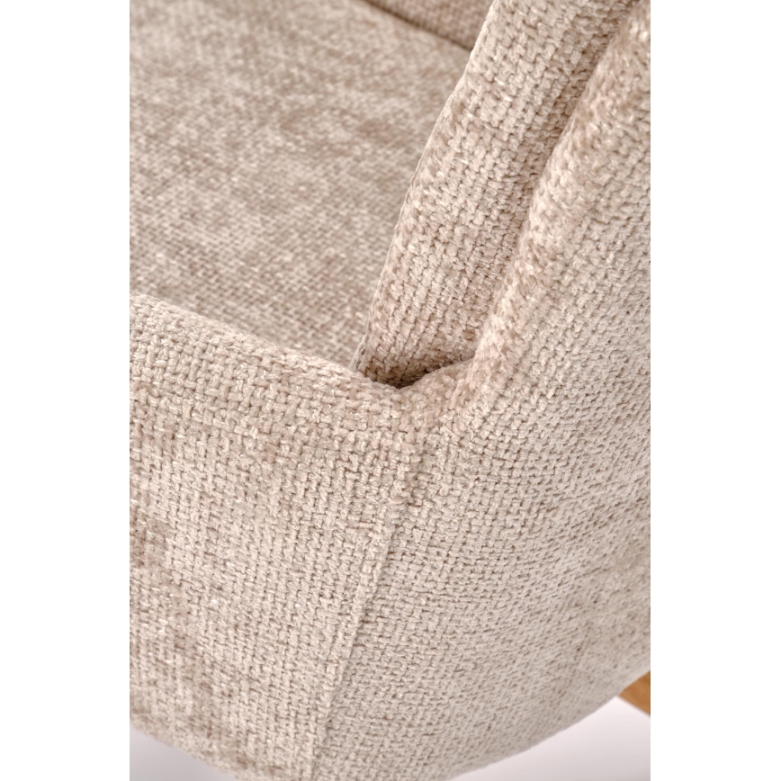 Sedia da pranzo girevole NUVO 1 pz. beige/marrone