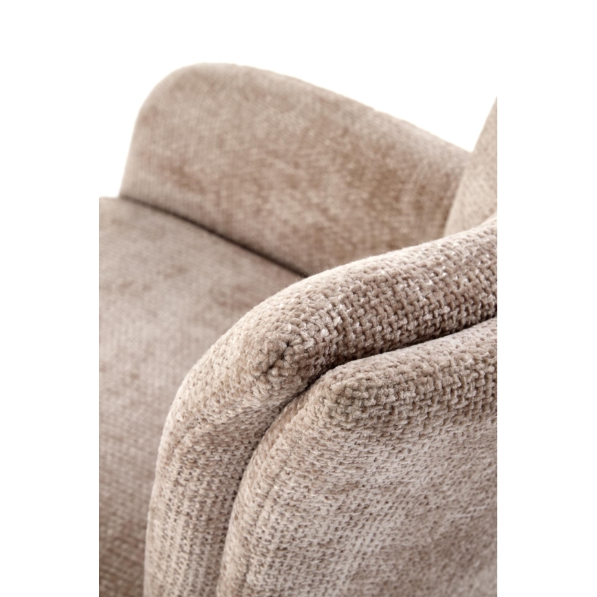 Sedia da pranzo girevole NUVO 1 pz beige/nero