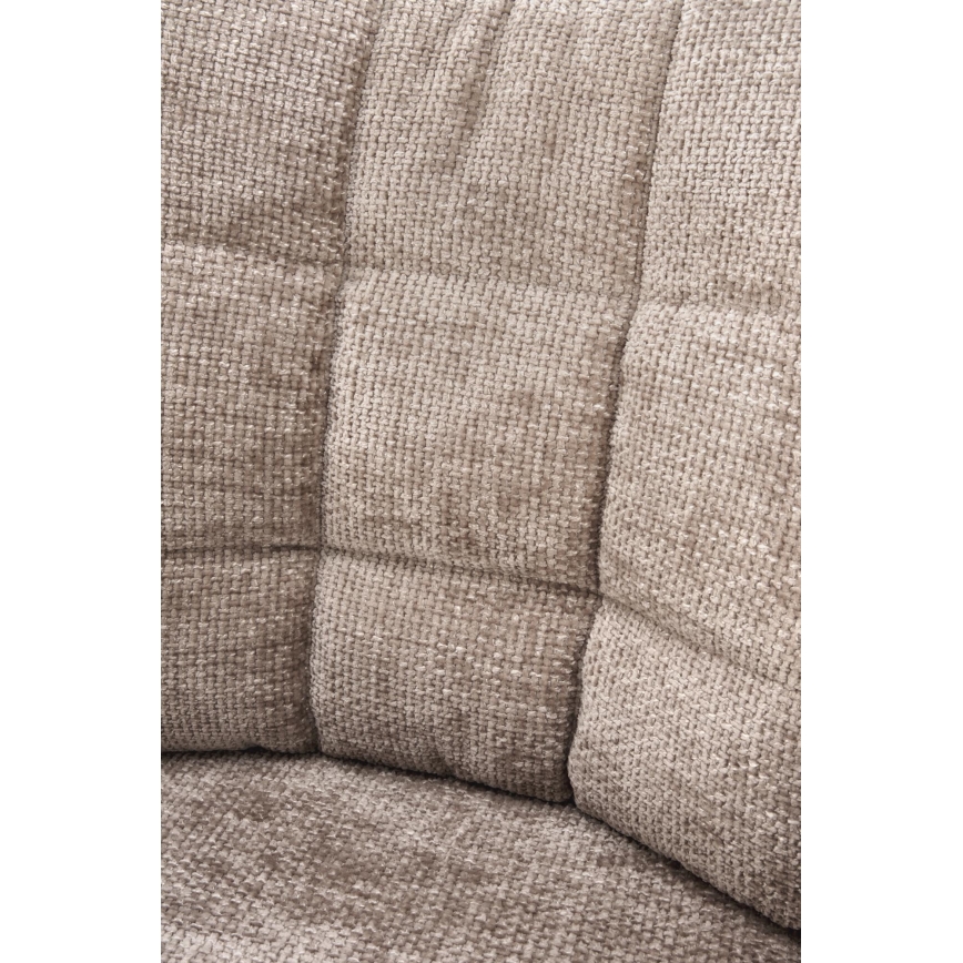 Sedia da pranzo girevole NUVO 1 pz beige/nero