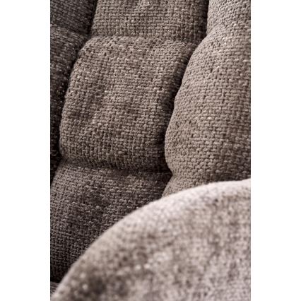 Sedia da pranzo girevole NUVO 1 pz grigio/nero