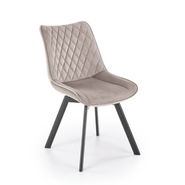 Sedia da pranzo girevole OMBRA 1 pz beige
