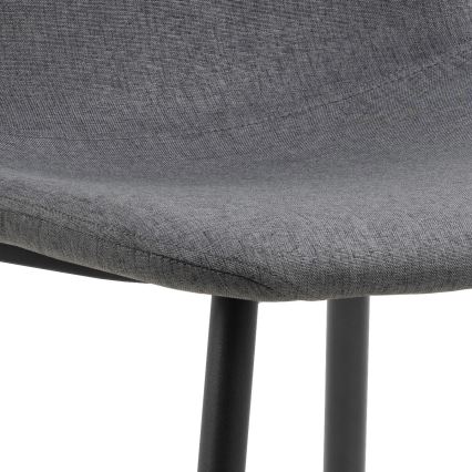 Sedia da pranzo KAIA 1 pz grigio scuro