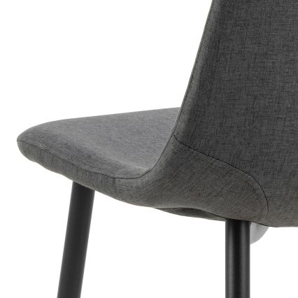 Sedia da pranzo KAIA 1 pz grigio scuro