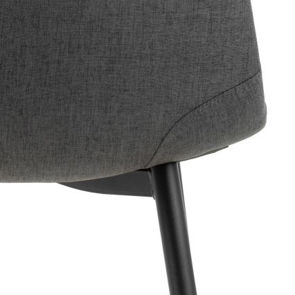 Sedia da pranzo KAIA 1 pz grigio scuro